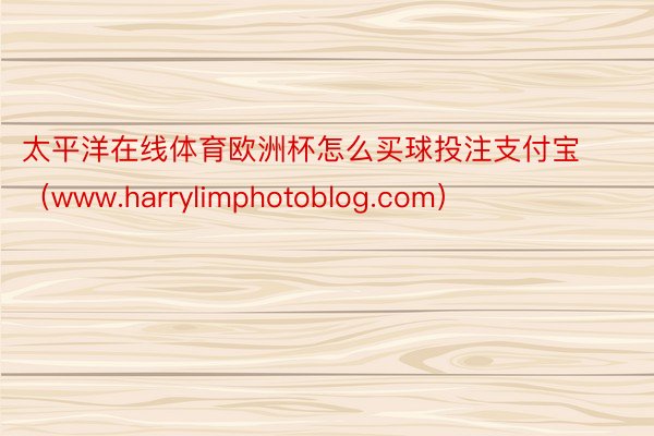 太平洋在线体育欧洲杯怎么买球投注支付宝（www.harrylimphotoblog.com）