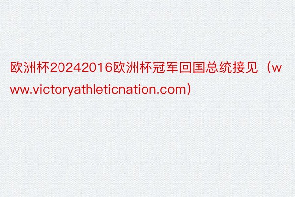 欧洲杯20242016欧洲杯冠军回国总统接见(www.victoryathleticnation.com)